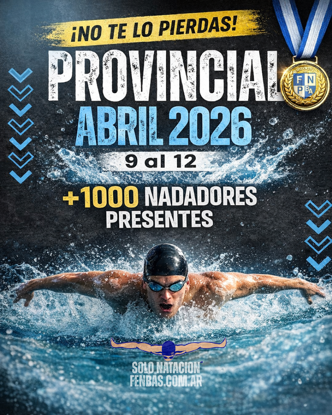 Provincial de Natación 2026 - Promocionales y Federados